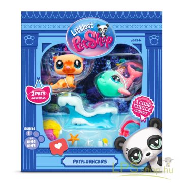 LPS G7-S1 Petfluencer gyári szett (delfin-vidra)
