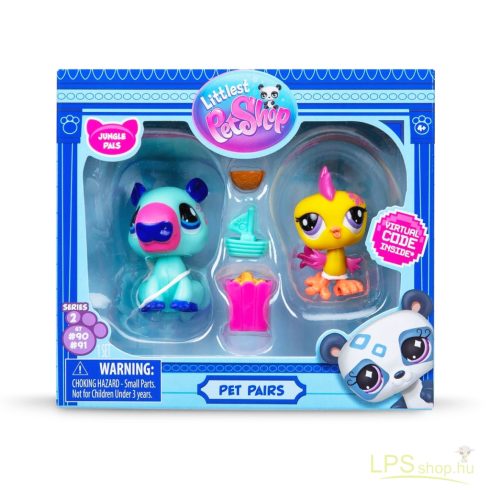 LPS G7-S2 Páros gyári szett (vízidisznó-arapapagáj)